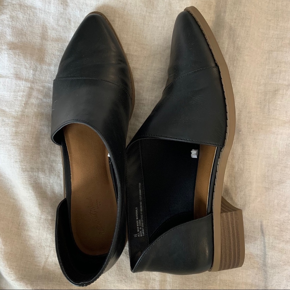 Black Open Shoe Ankle Boots Black 7.5